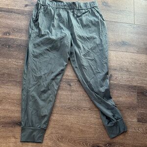 Sage green joggers large